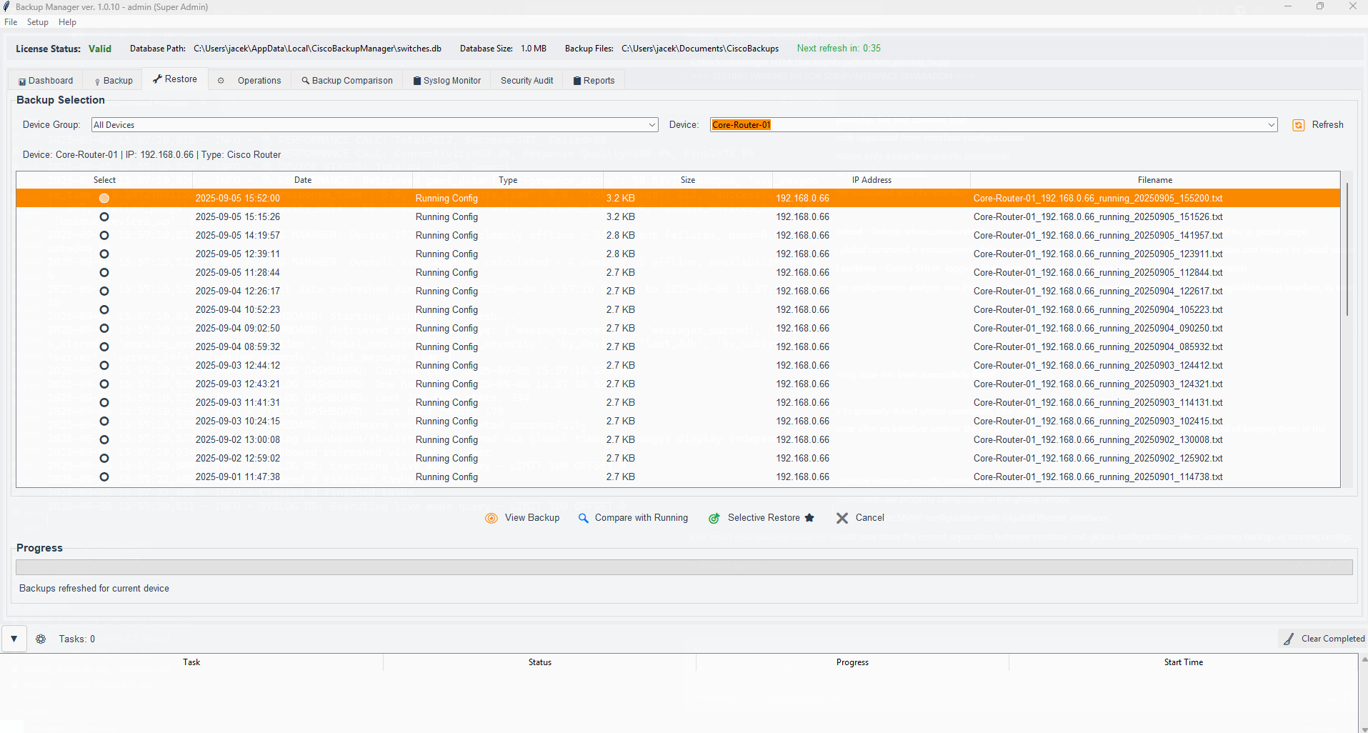 Network Backup Manager Screenshot 6