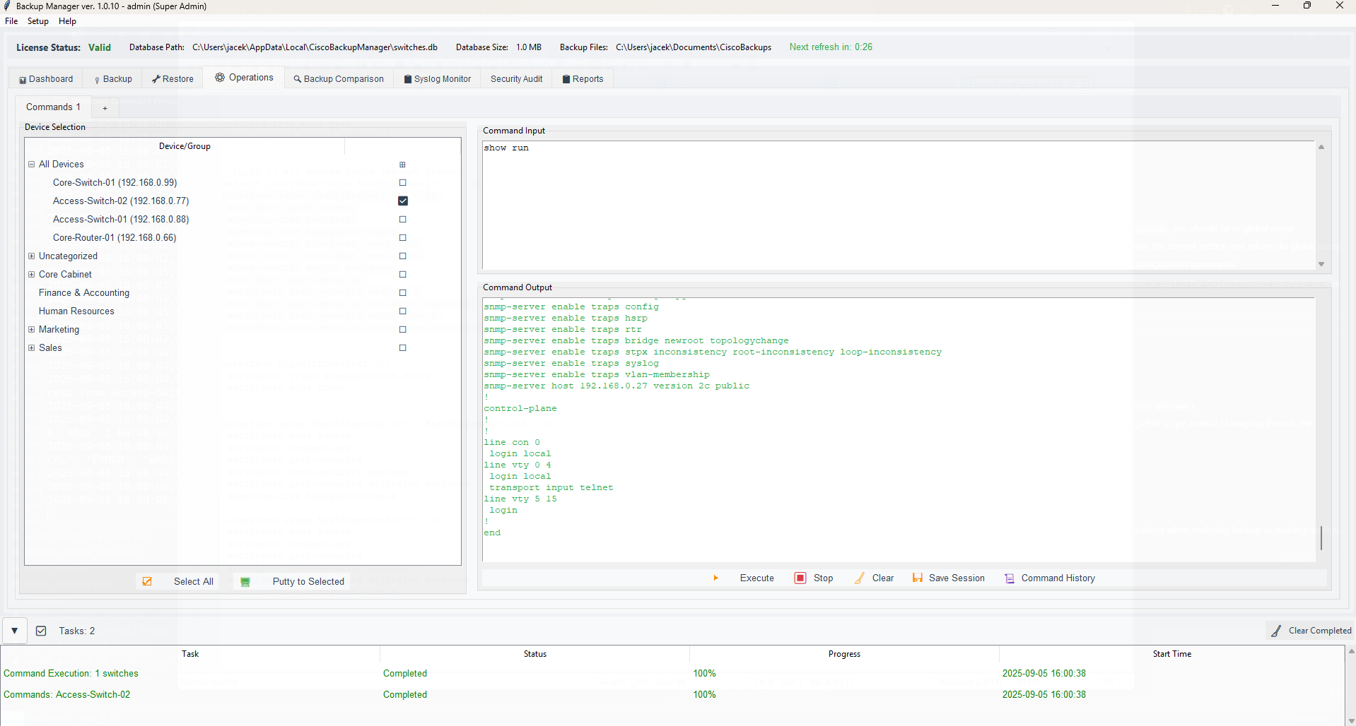 Network Backup Manager Screenshot 9
